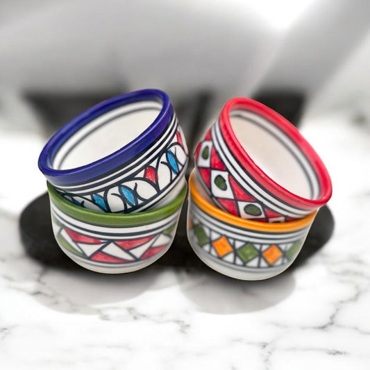 Moroccan Set of 4 nuts bowls