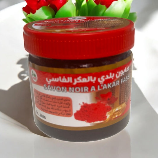 Moroccan Beldi Black Soap With L'AKAR FASSI