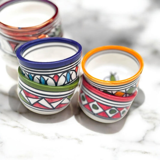 Moroccan Set of 4 nuts bowls
